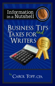 Business Tips and Taxes for Writers Update 2018